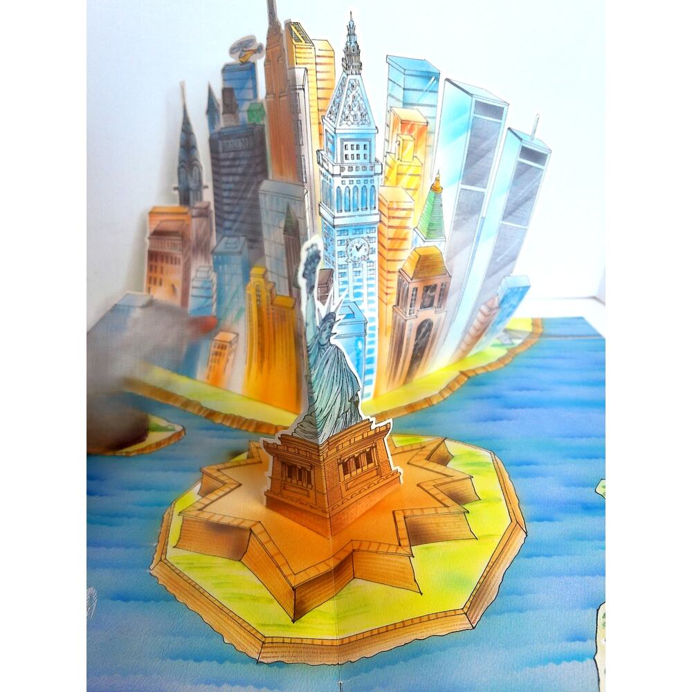 Statue of Liberty July 1986 MetLife Magazine Roy Lichtenstein Pop Art NYC Pop Up - Picture 6 of 8